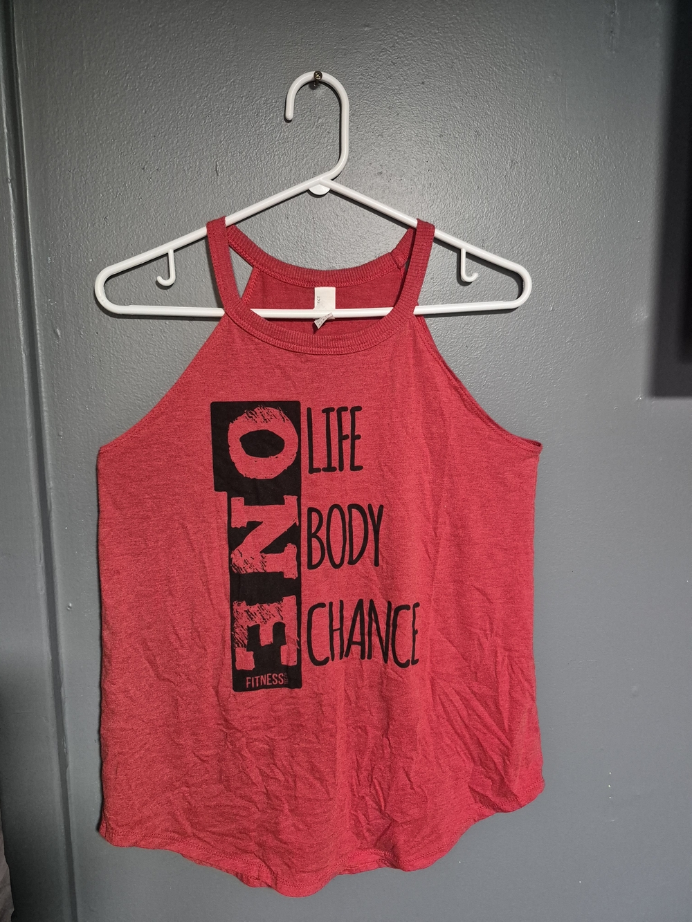 Women's Red Graphic Tank Top